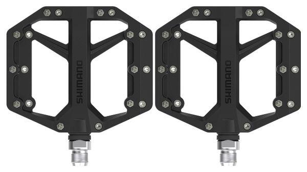 SHIMANO Coppia di pedali piatti Shimano GR400 neri