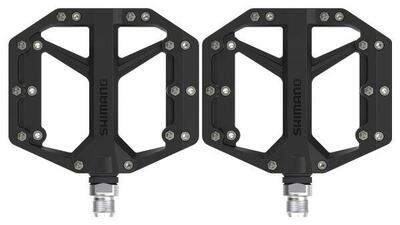 Paar shimano gr400 platte pedalen zwart