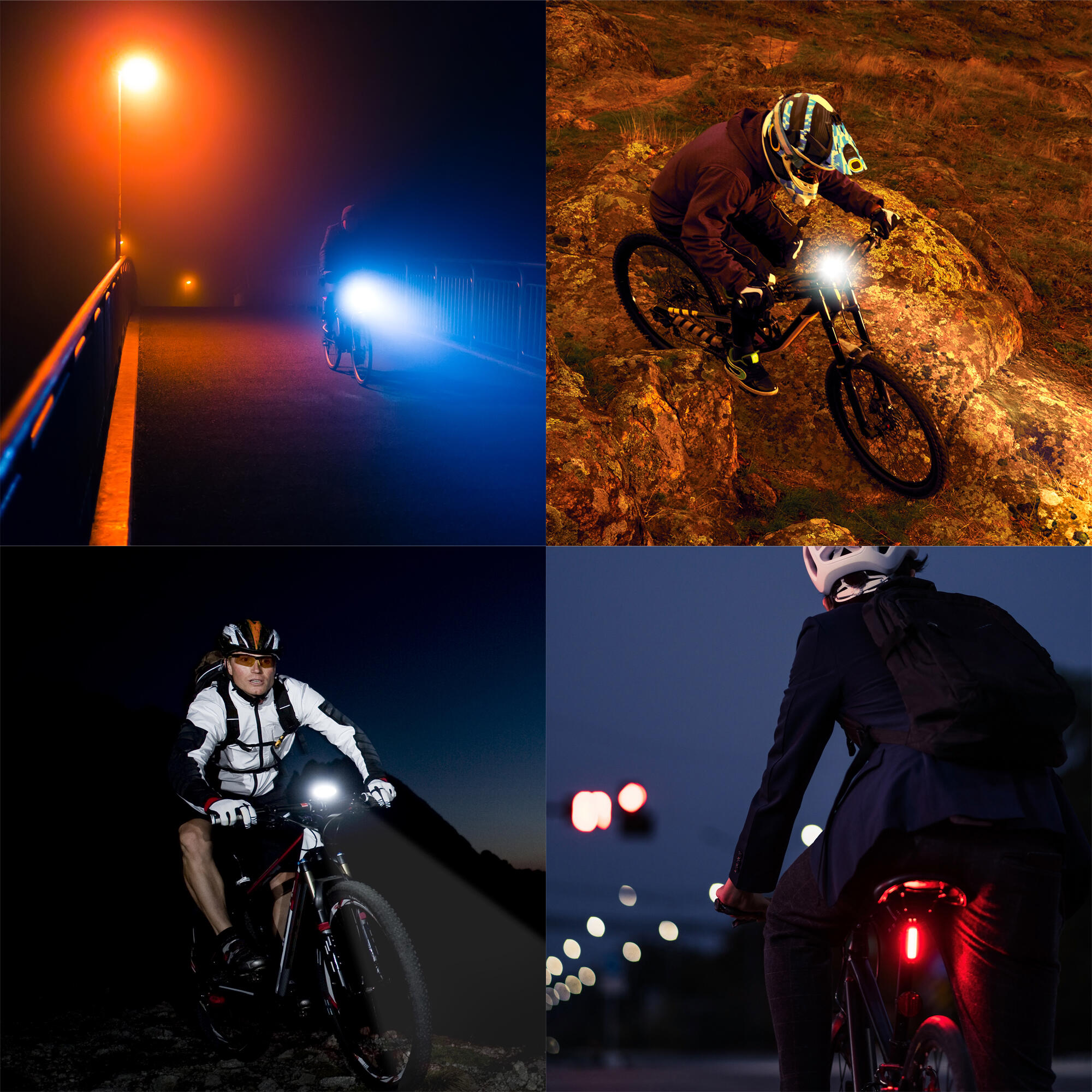 ECLAIRAGE VELO LED LUMIERE VELO SET LAMPE ARRIERE ET AVANT