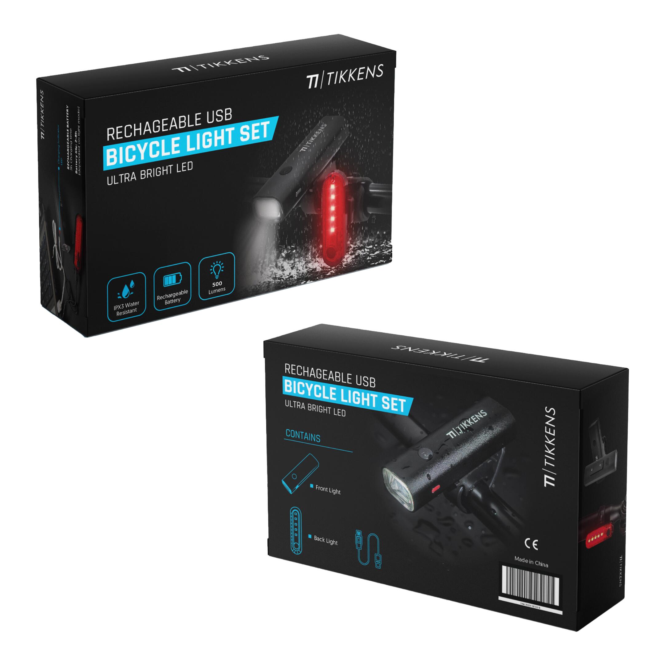 luces para bicicleta LED - luz delantera y trasera 7/7