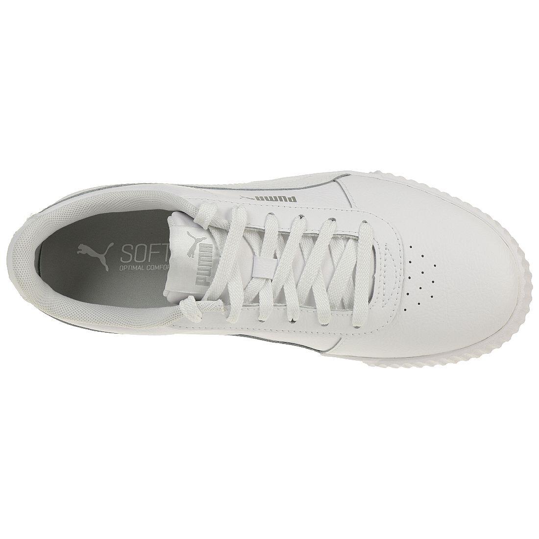 Puma Carina L Damen Sneaker Leder Schuhe weiss  370325 02 6/7