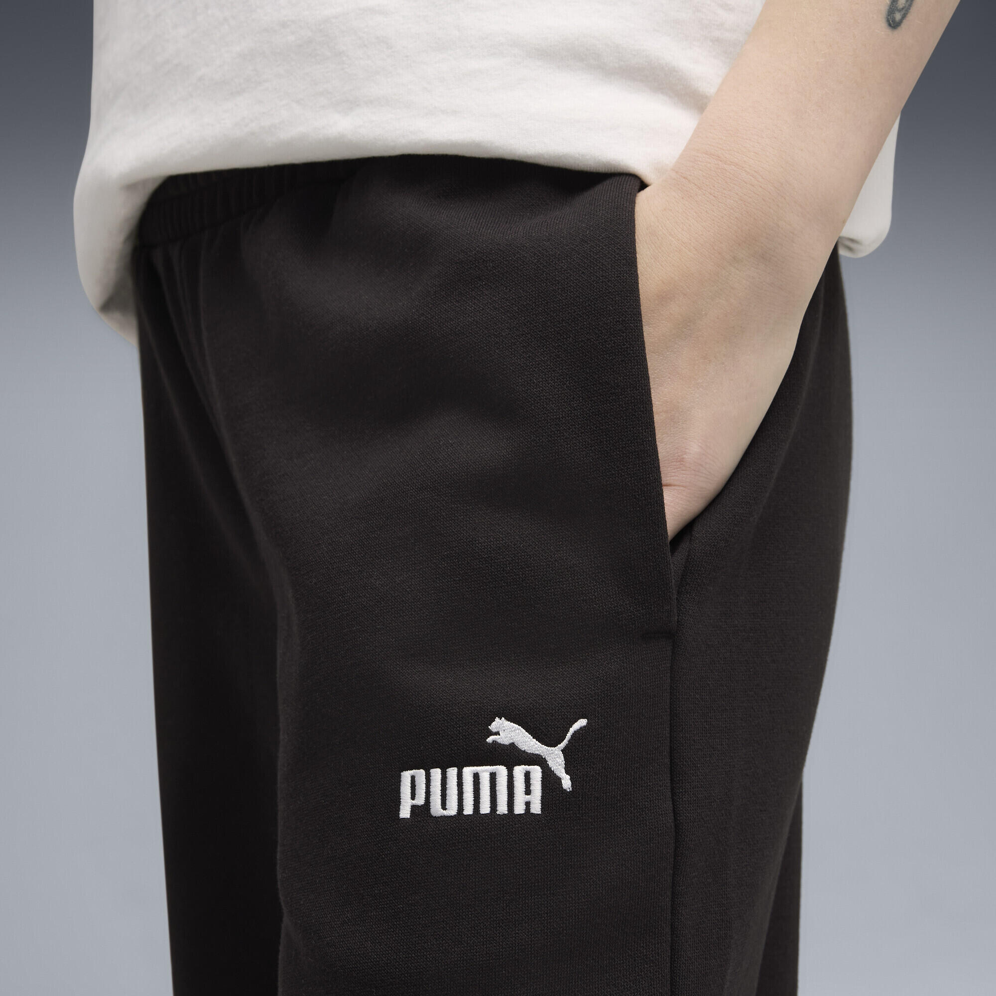 Pantalon confort droit à petit logo N° 1 Essentials Femme PUMA 3/7