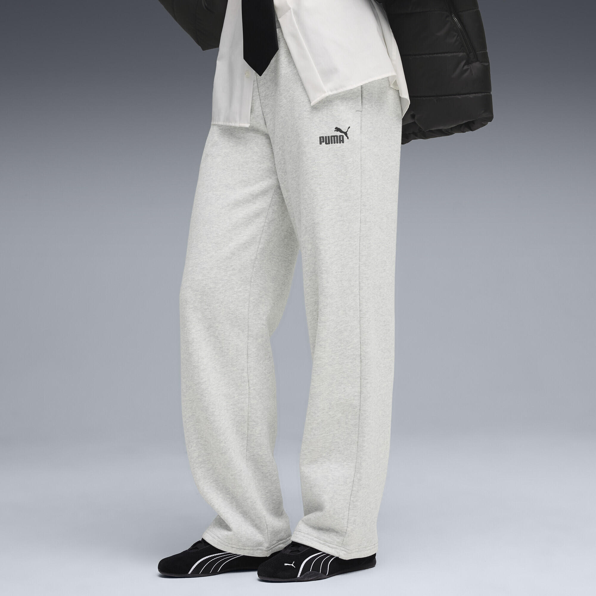 Damskie spodnie z prostymi nogawkami i małym logo No. 1 Essentials Comfort PUMA 2/5