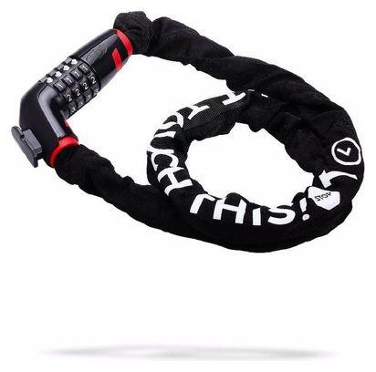 Lucchetto bici CodeLink con combinazione e catena resistente in acciaio