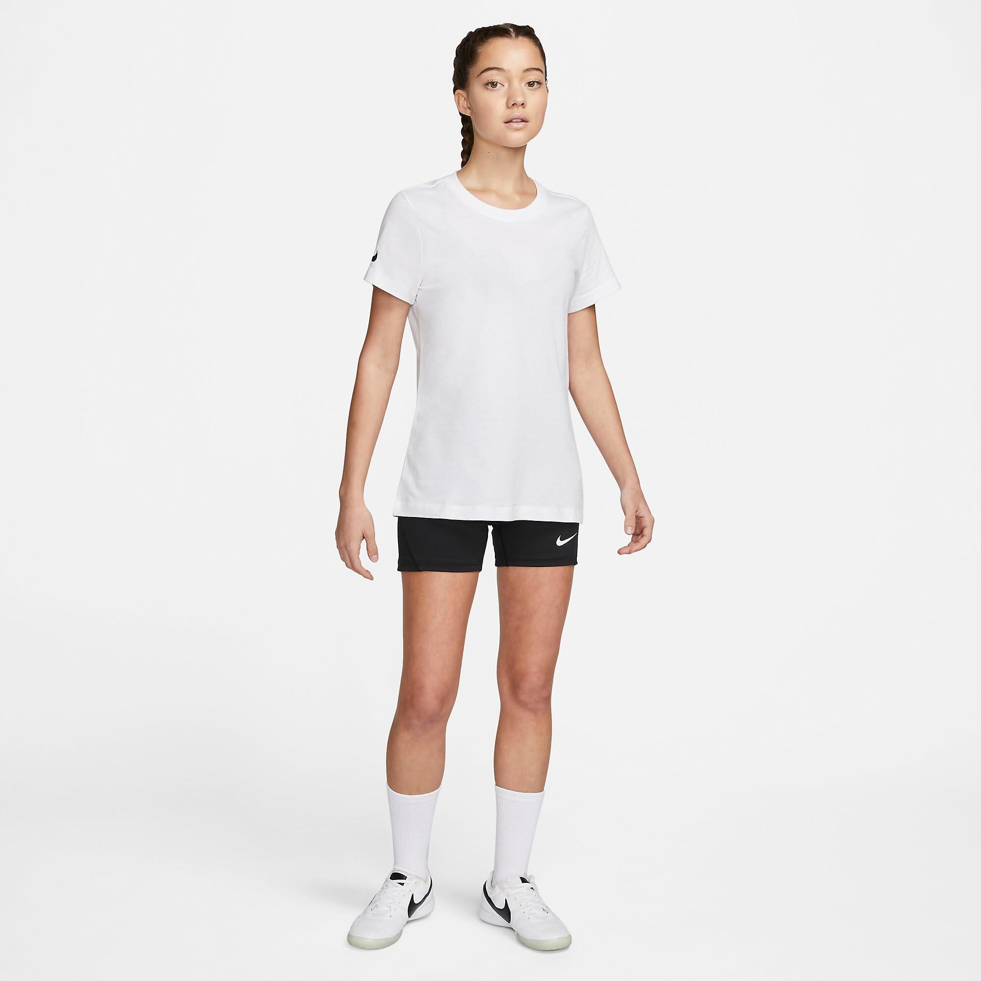 T-shirt donna nike bianco 4/7