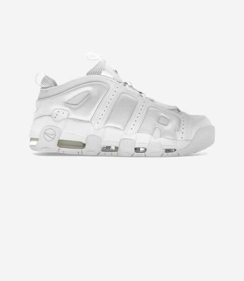Nike Air More Uptempo Low Triple White
