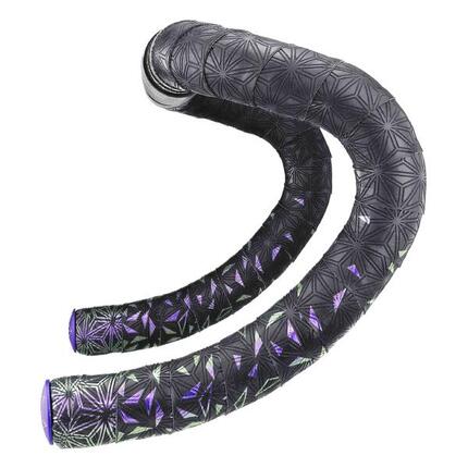 Supacaz Super Sticky Kush Star Fade Purple Refractor Ruban de cintre-Enroulement