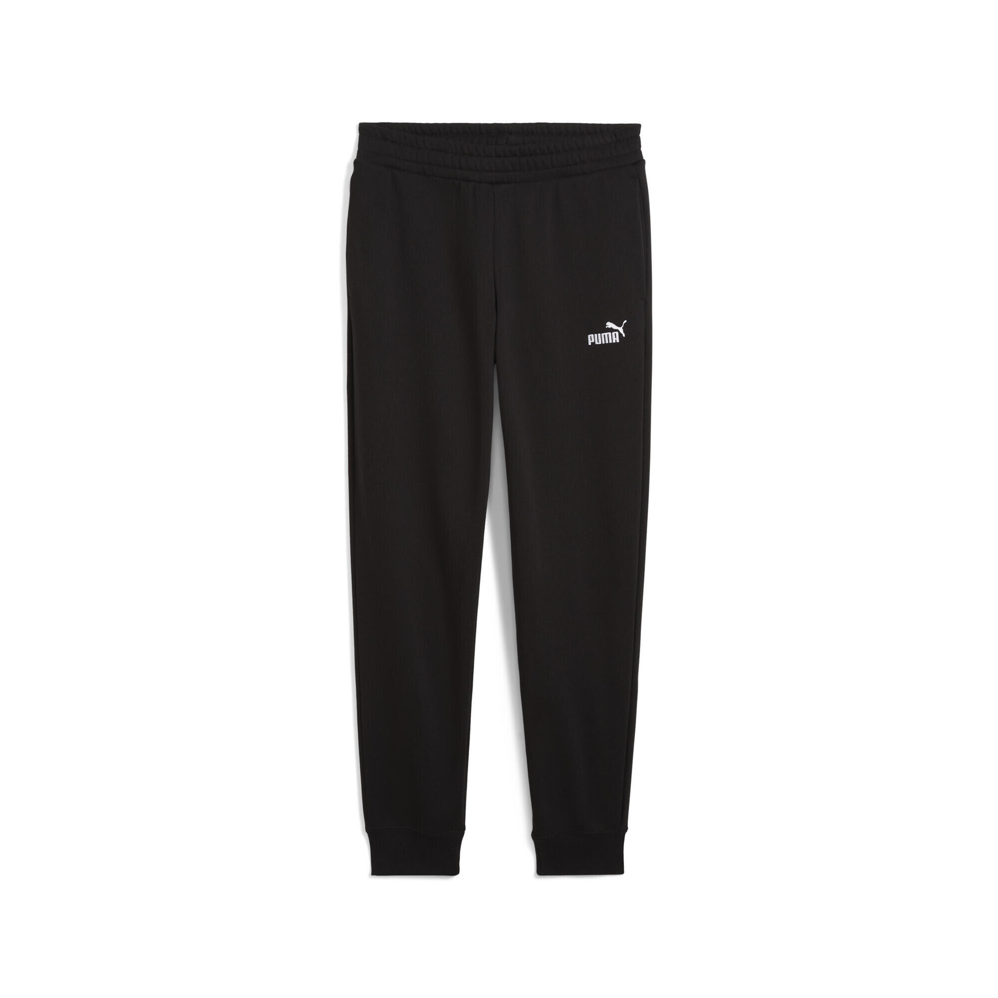 Pantalon alergare femei talie elastica Essentials Small No. 1 Logo, gri deschis