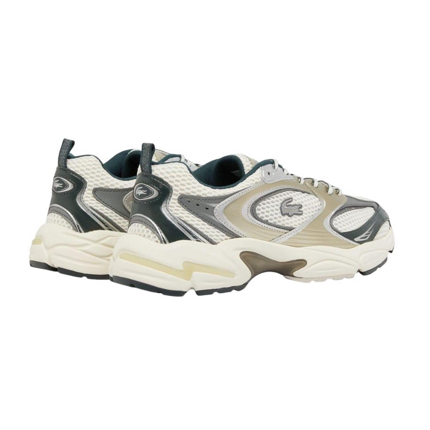 Mens Storm 96 2K Synthetic Leather Trainers (White/Green) 2/6