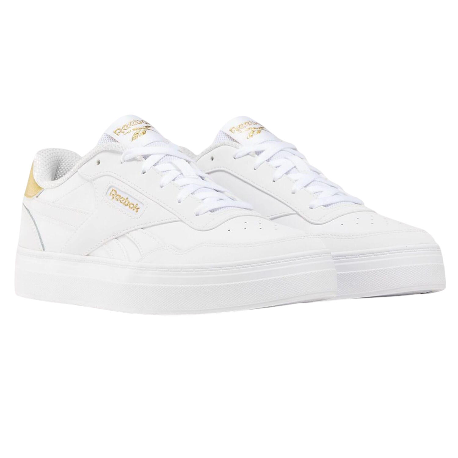 REEBOK Scarpe SportiveAdulto Unisex Reebok Court Advance Clip Bianco Oro