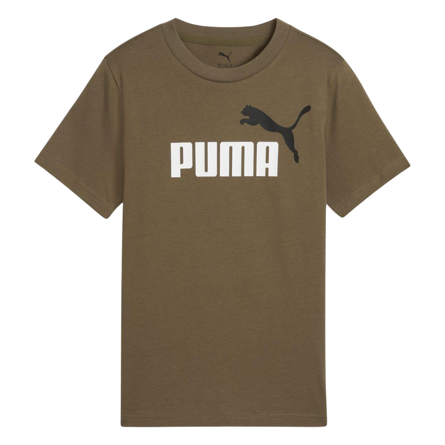 PUMA Childrens/Kids Essential Logo TShirt (Green)