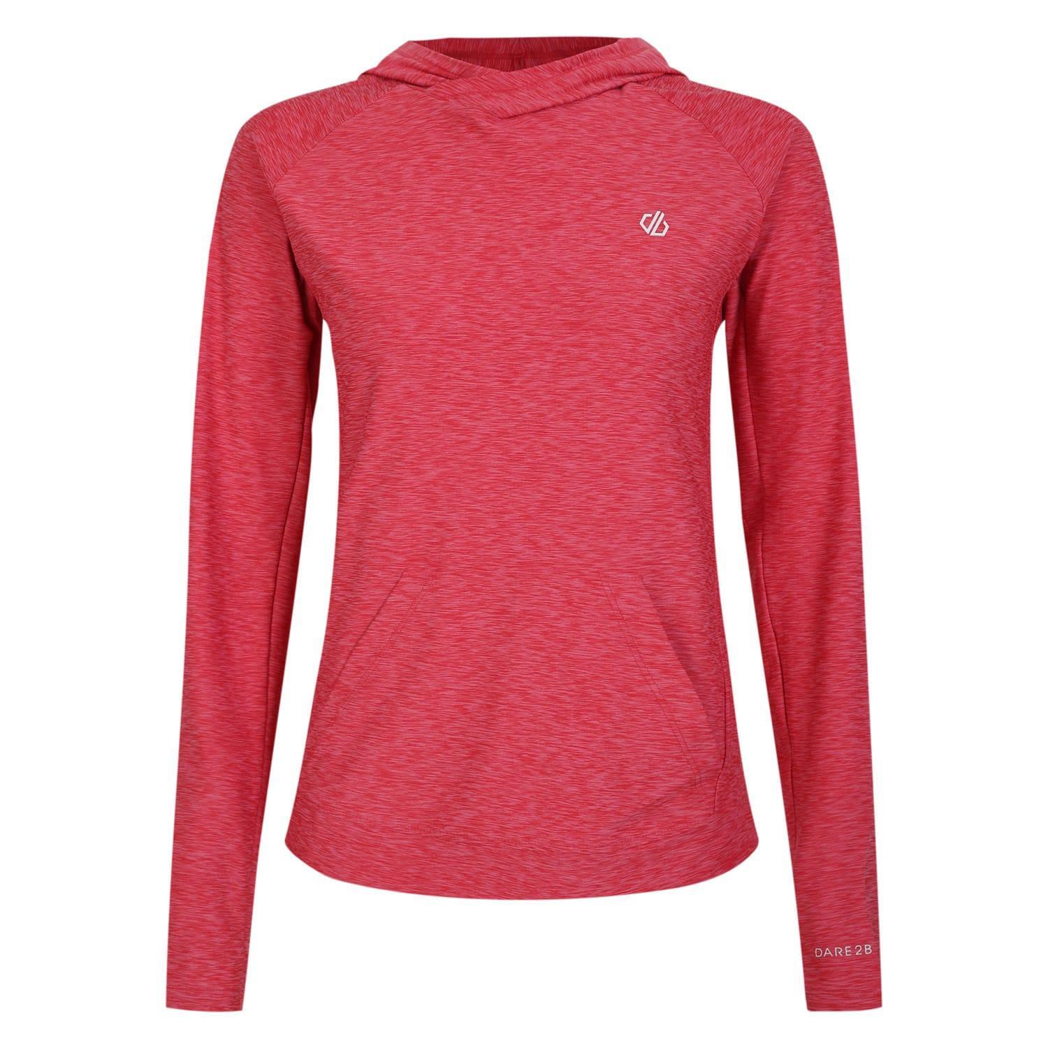 DARE 2B Womens/Ladies Sprint City Lightweight Hoodie (Sorbet Pink Marl)