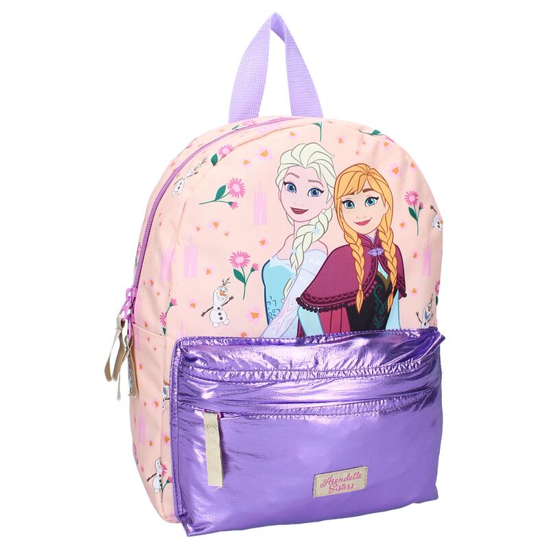 Rucsac, 31x23x8 cm, cu doua compartimente, bretele ergonomice, Frozen