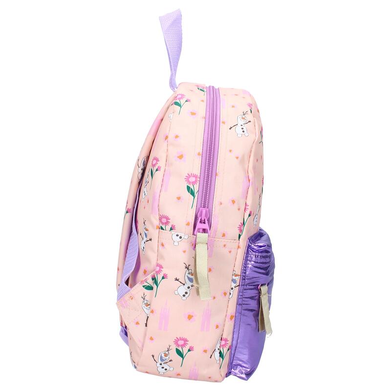 Rucsac, 31x23x8 cm, cu doua compartimente, bretele ergonomice, Frozen