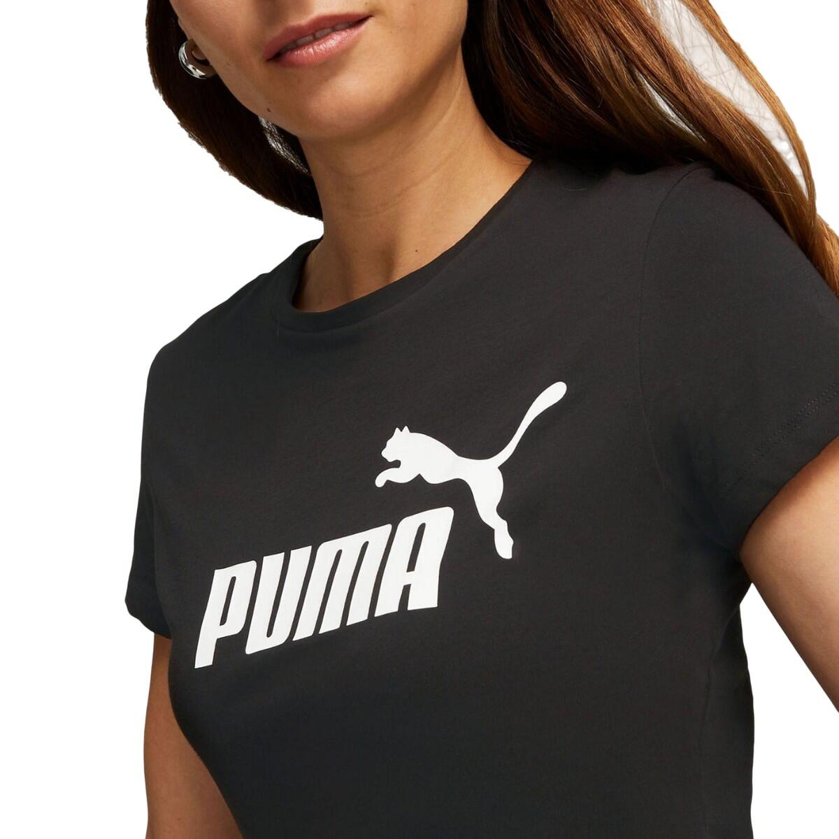 "Essential" TShirt für Damen Schwarz 3/4