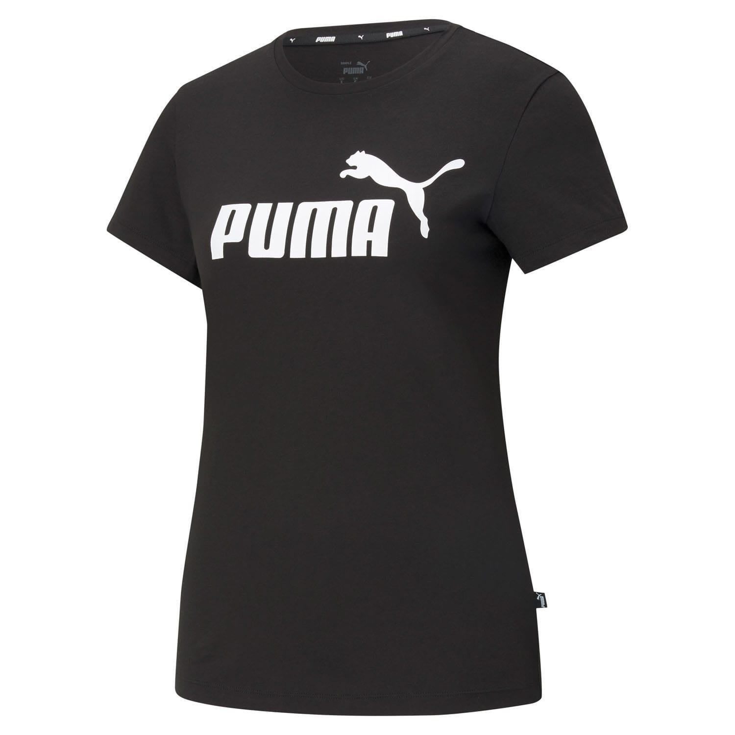PUMA Maglietta Logo Donna Puma Essential Nero