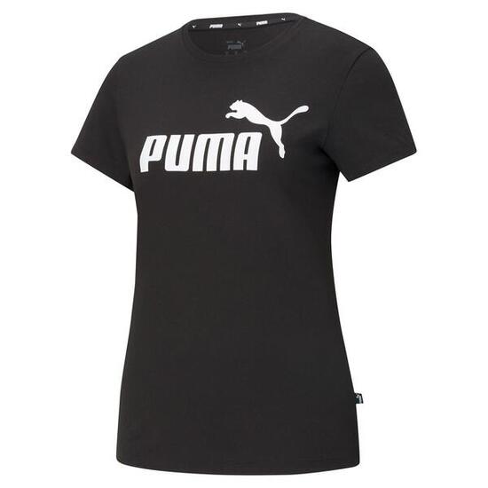 Tshirt Style Logo ESSENTIAL Femme (Noir)