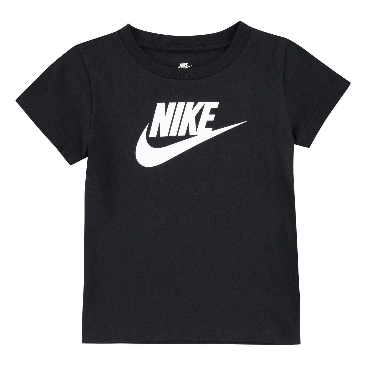 NIKE T-shirt Nike FUTURA bambino nero 100% cotone, vestibilità regular
