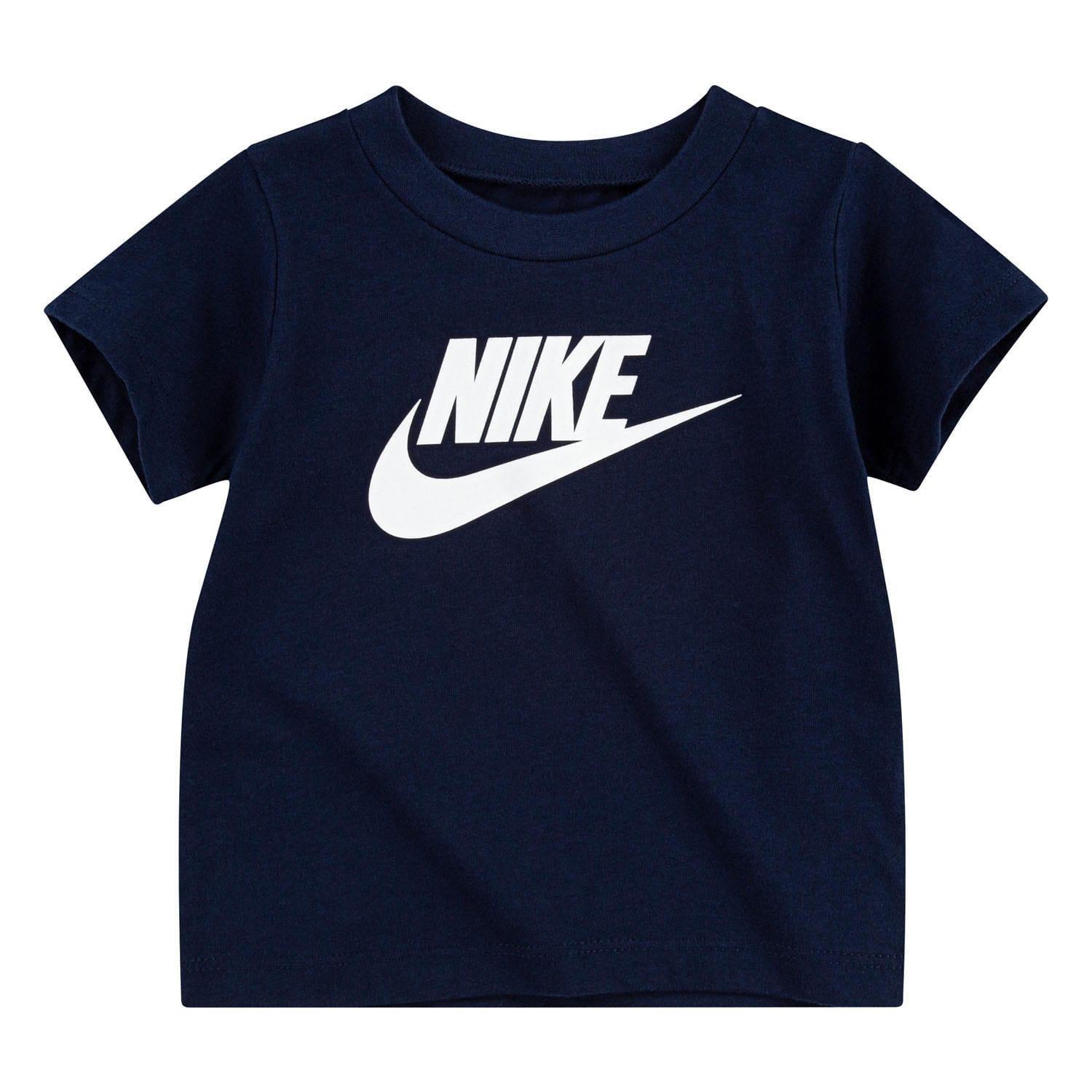 NIKE Childrens/Kids Futura TShirt (Navy)