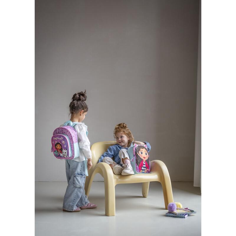 Rucsac, Fluffy Friends Gabby's Dollhouse, 32x26x11 cm, cu un compartiment