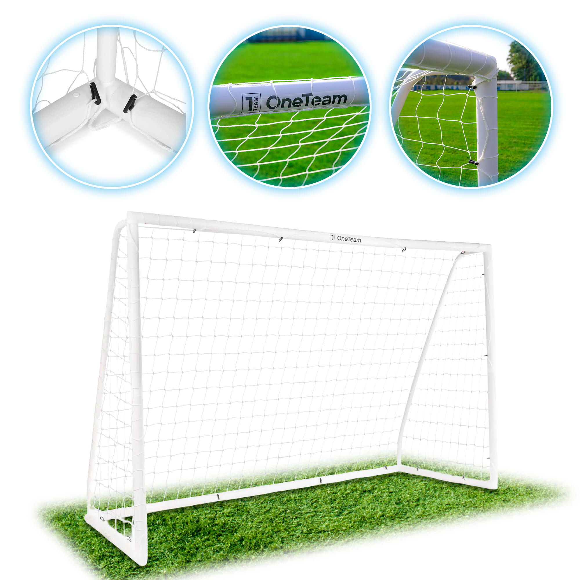 ONETEAM Baliza de futebol OneTeam em PVC 300 x 200 cm