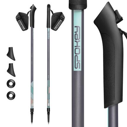 Kije Nordic Walking teleskopowe z amortyzacją Spokey Cloud