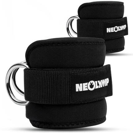 Fußschlaufen Kabelzug 2er Set - Kickbase Fußschlaufe mit komfortabler Polsterung