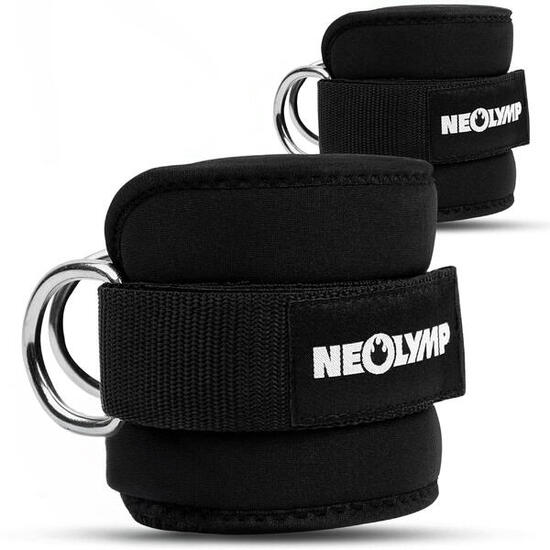 Fußschlaufen Kabelzug 2er Set - Kickbase Fußschlaufe mit komfortabler Polsterung