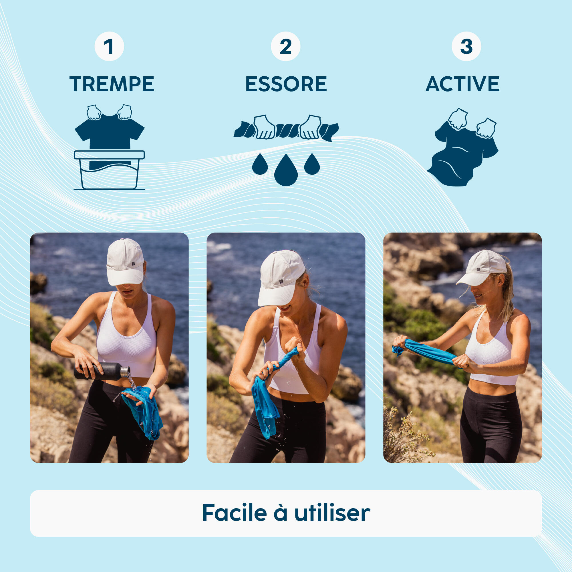 T-shirt rafraîchissant anti-UV JUNIOR 7/7