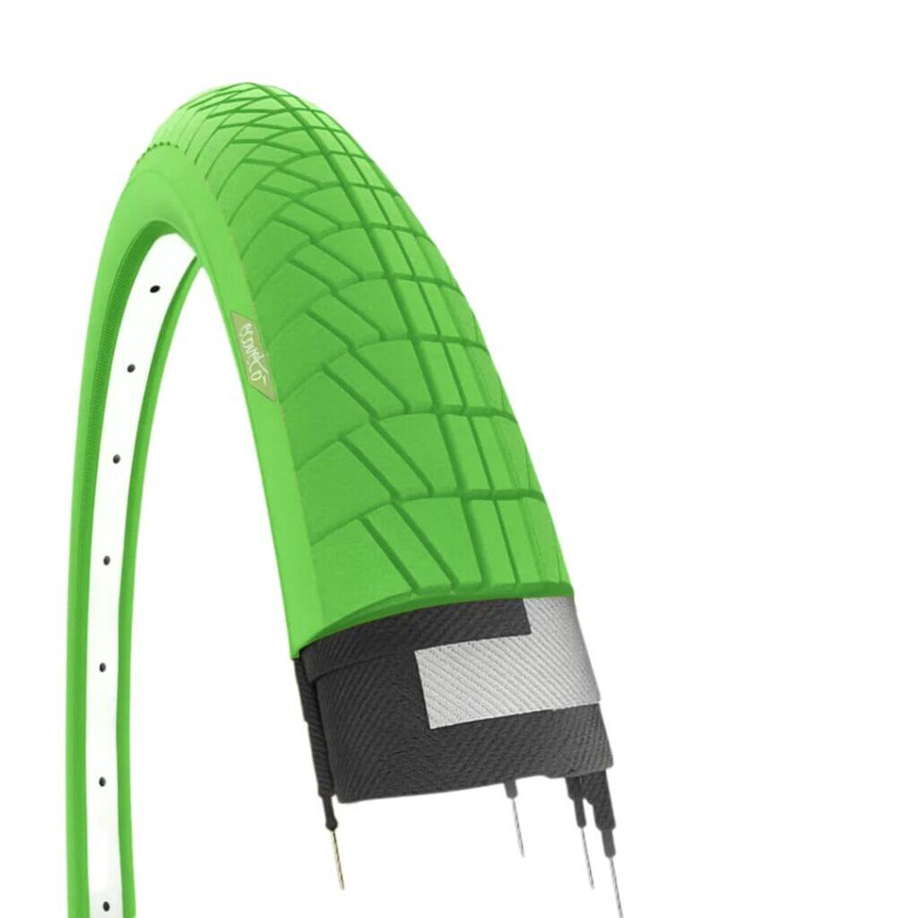 ECOVELO Copertone verde 20X1.75  bicicletta, pneumatico bici 20 X 1.75 graziella EV