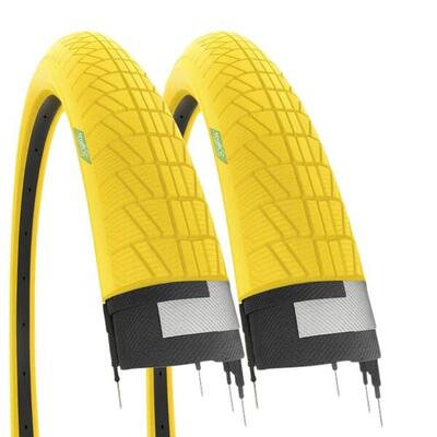 2 copertoni gialli 20x1.75. pneumatici bici 20 x 1.75 bicicletta graziella EV