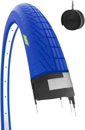 Copertone blu 20X1.75 + camera pneumatico 20 X 1.75 bici graziella EV
