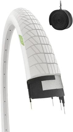 Band wit 20X1.75+binnenband, band 20 X 1.75 Graziella-fiets EV