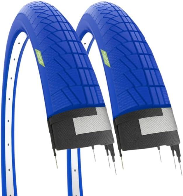 ECOVELO 2 copertoni blu 20x1.75, pneumatici bici 20 x 1.75 bicicletta graziella EV