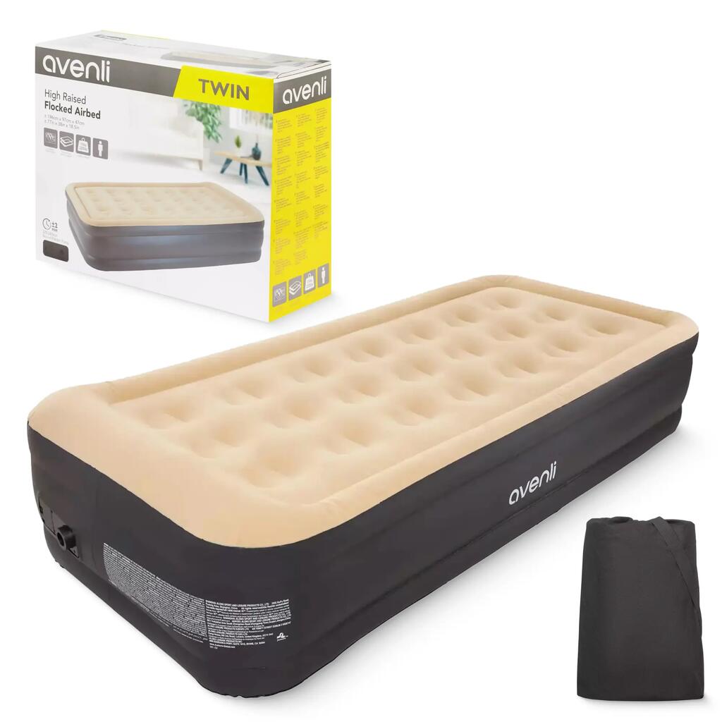 Twin High Raised Air Mattress