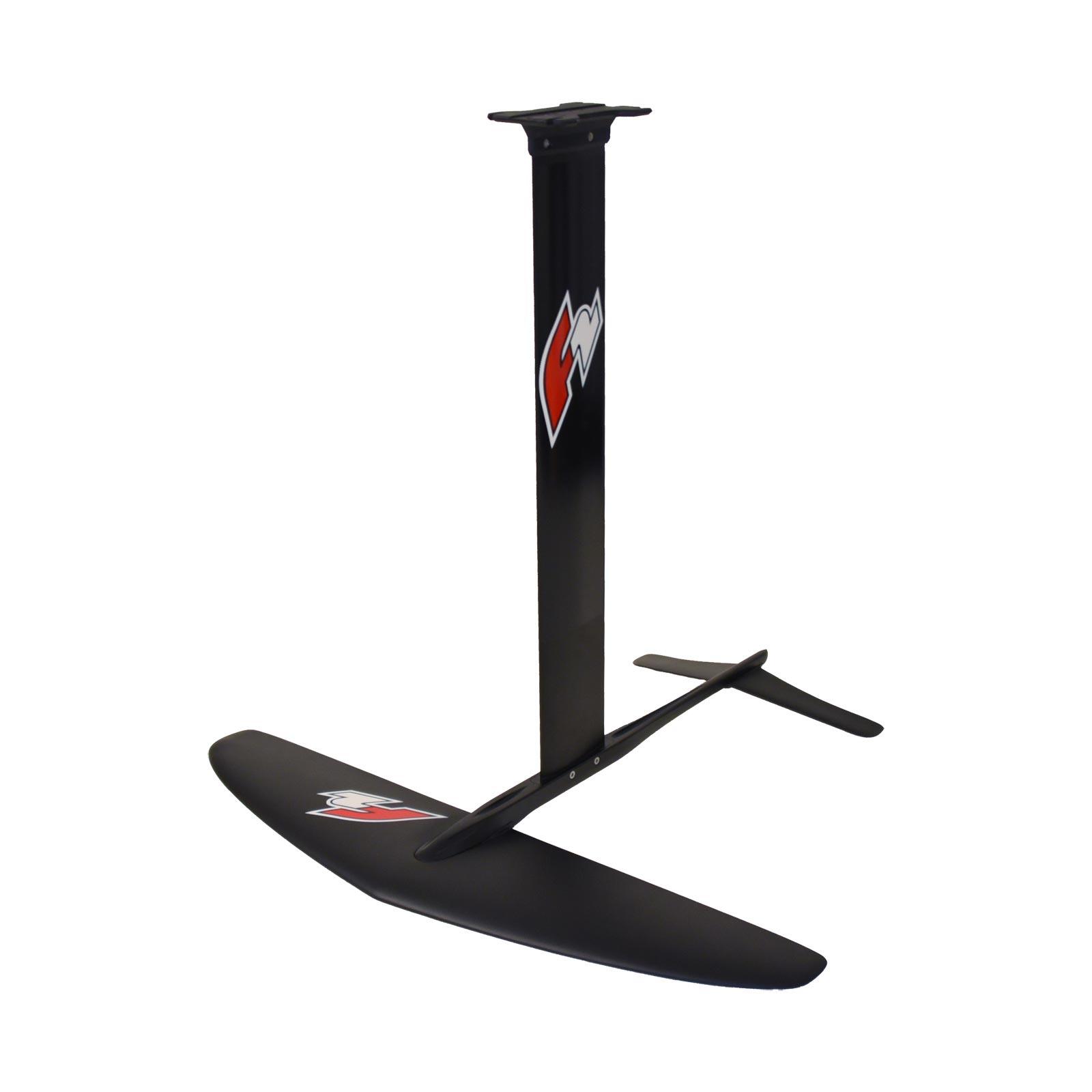 F2 Set Foilboard Glide Ex 100L mit Alu Foil 1700 + Allround Wing 4qm 3/4