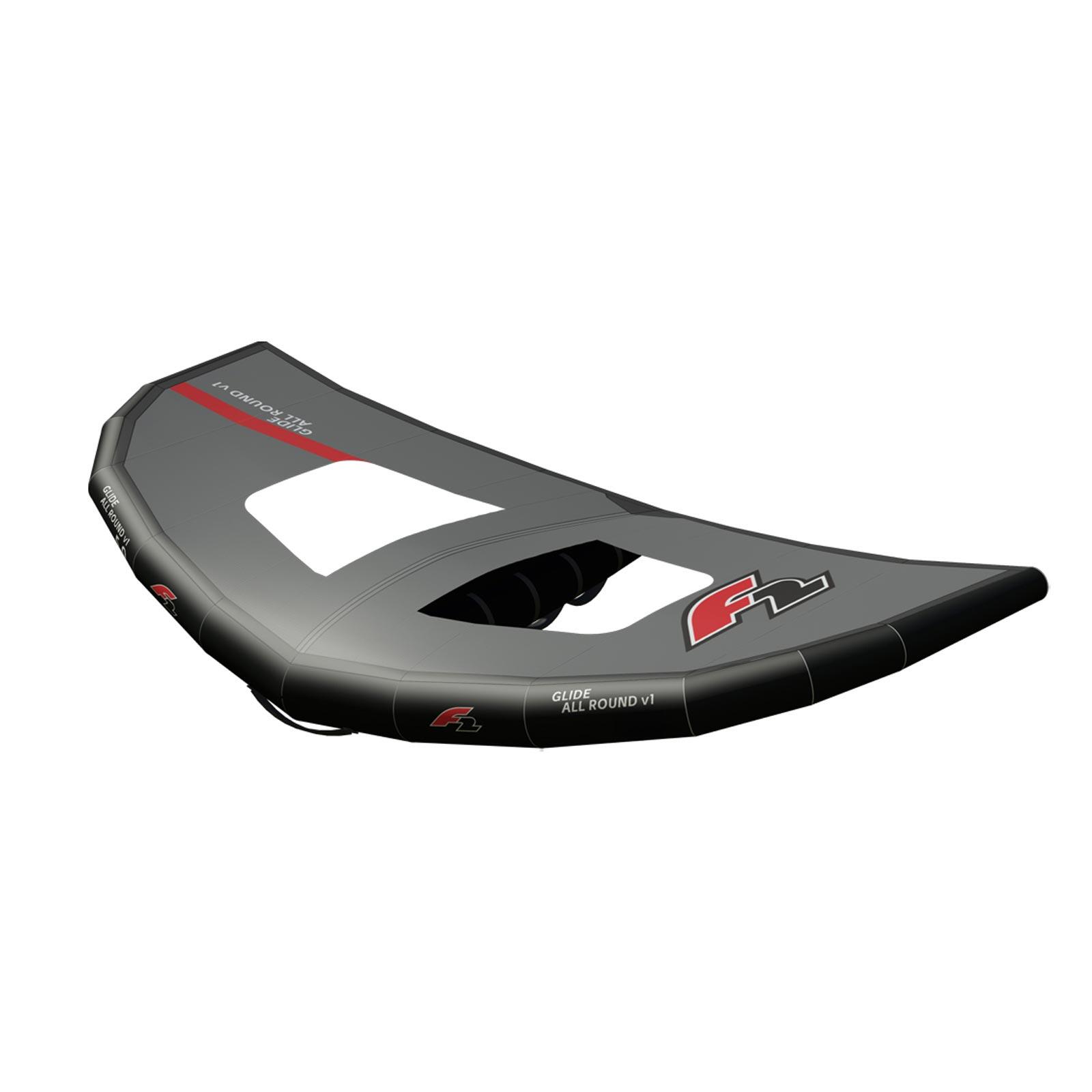 F2 Set Foilboard Glide Ex Team 135L mit Alu Foil 1700 + Allround Wing 4qm 4/4