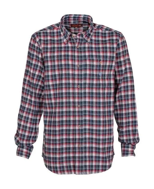 Chemise à Carreaux Percussion Castor Rouge-XXL 1/1