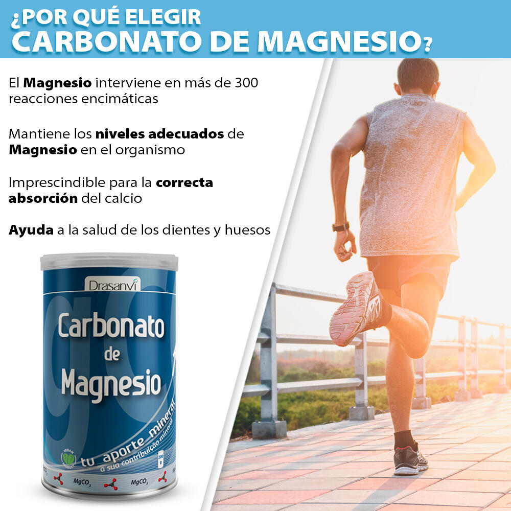 CARBONATO MAGNESIO 200G DRASANVI 2/6