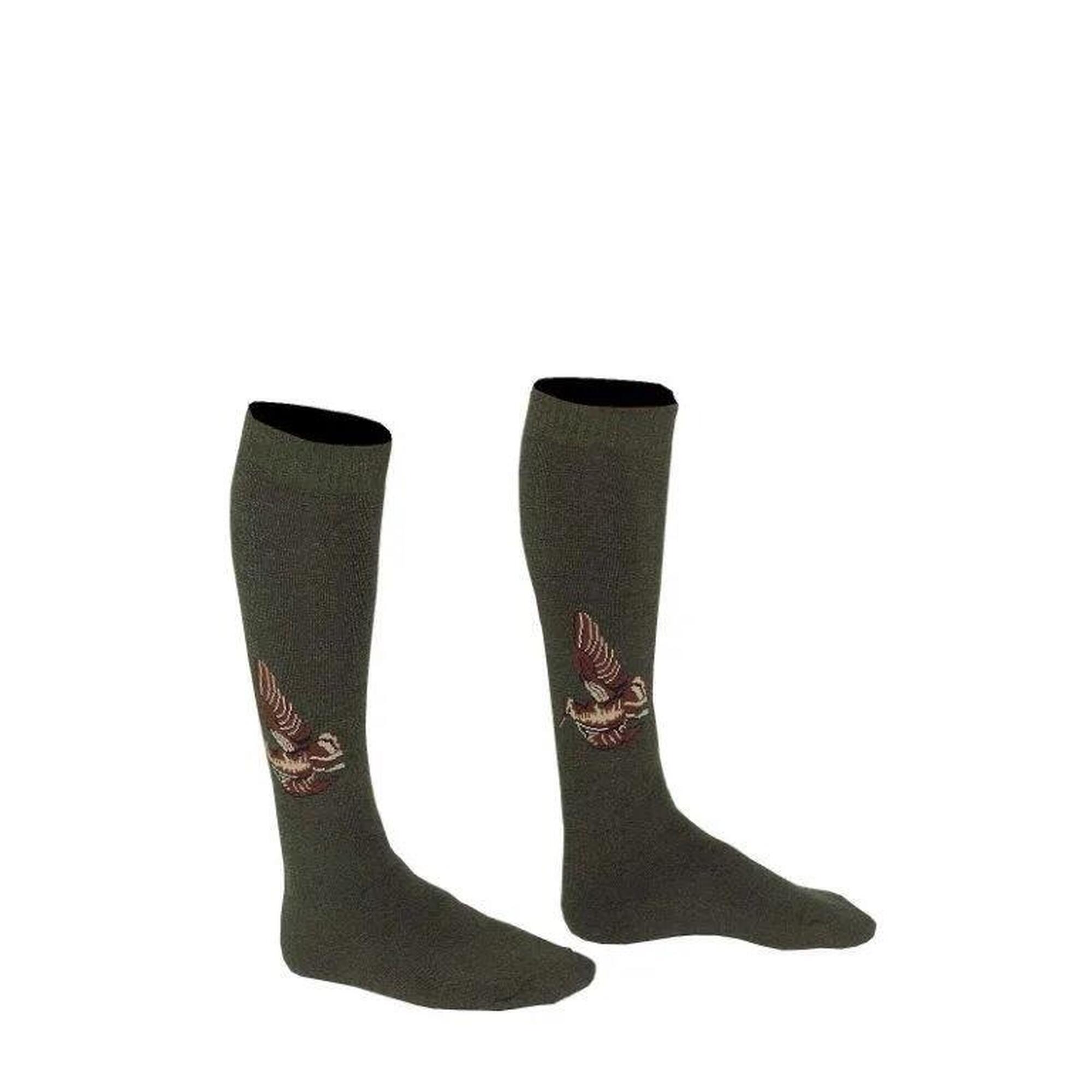 Somlys - Chaussettes Chaudes Somlys 072 Bécasse - 42 - Chaussettes - Vert - 43 - Decathlon