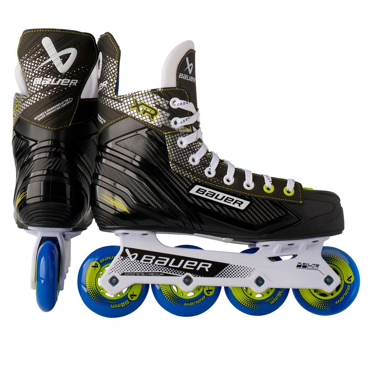Bauer - Roller Bauer Xr - Patins À Roulettes - Blanc|jaune|noir - 36 - Decathlon