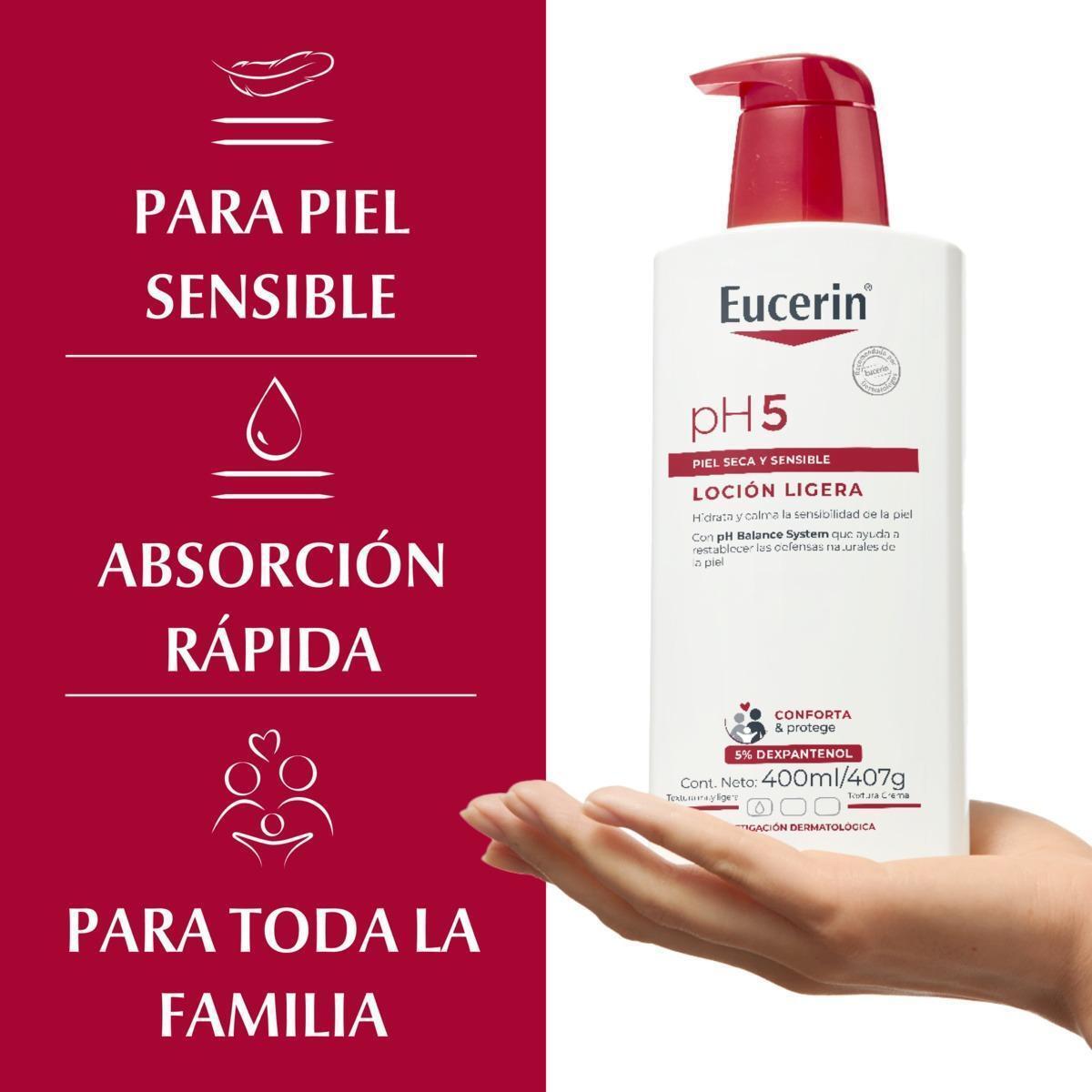 EUCERIN pH5 Loción Hidratante Corporal Ultraligera 400ml 4/6