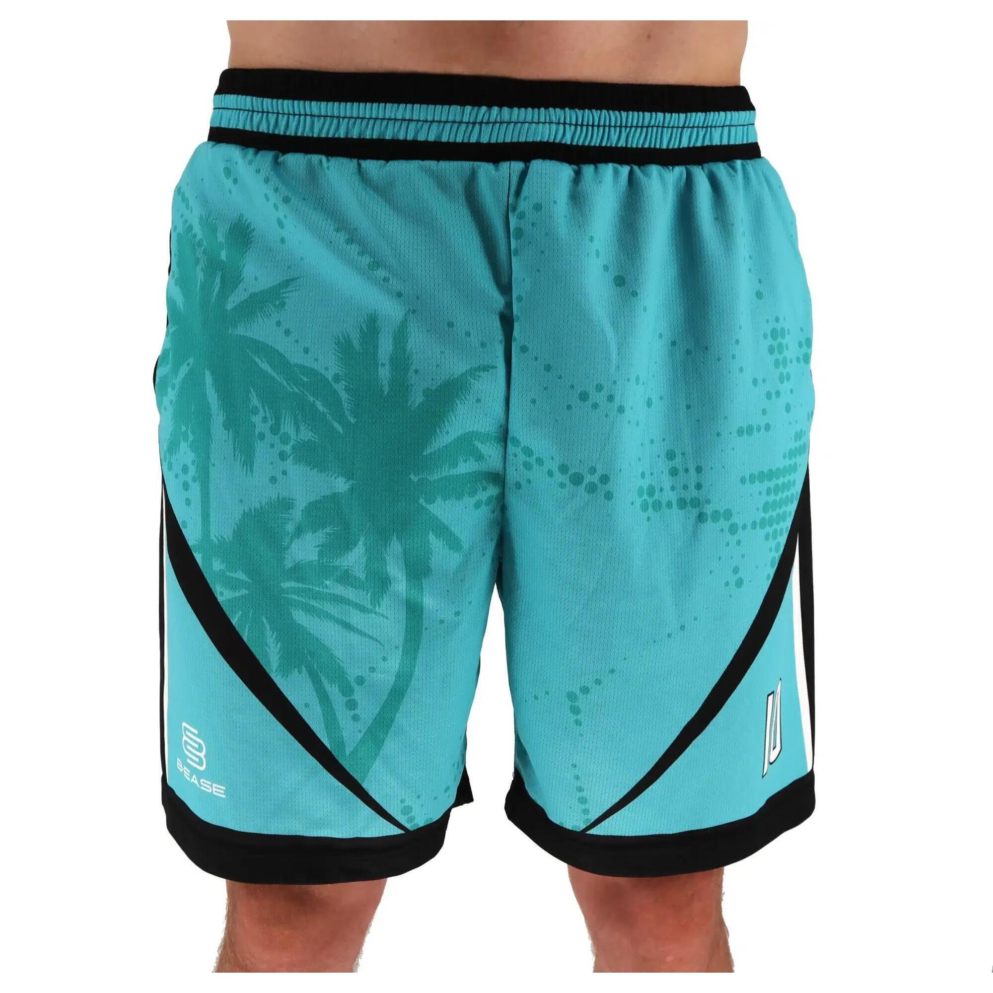 B-ease - Short De Basket Venice Beach - Short - Blanc|bleu|noir - Decathlon