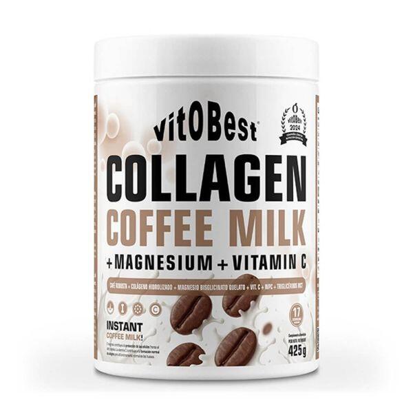 VITOBEST Collagen coffee milk+magnesium+vitamin c - 425g Caffe Latte da VitoBest