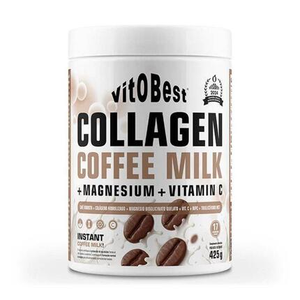 Colágeno Café con Leche+Magnesio+Vitamina C - 425g Caffe Latte VitoBest
