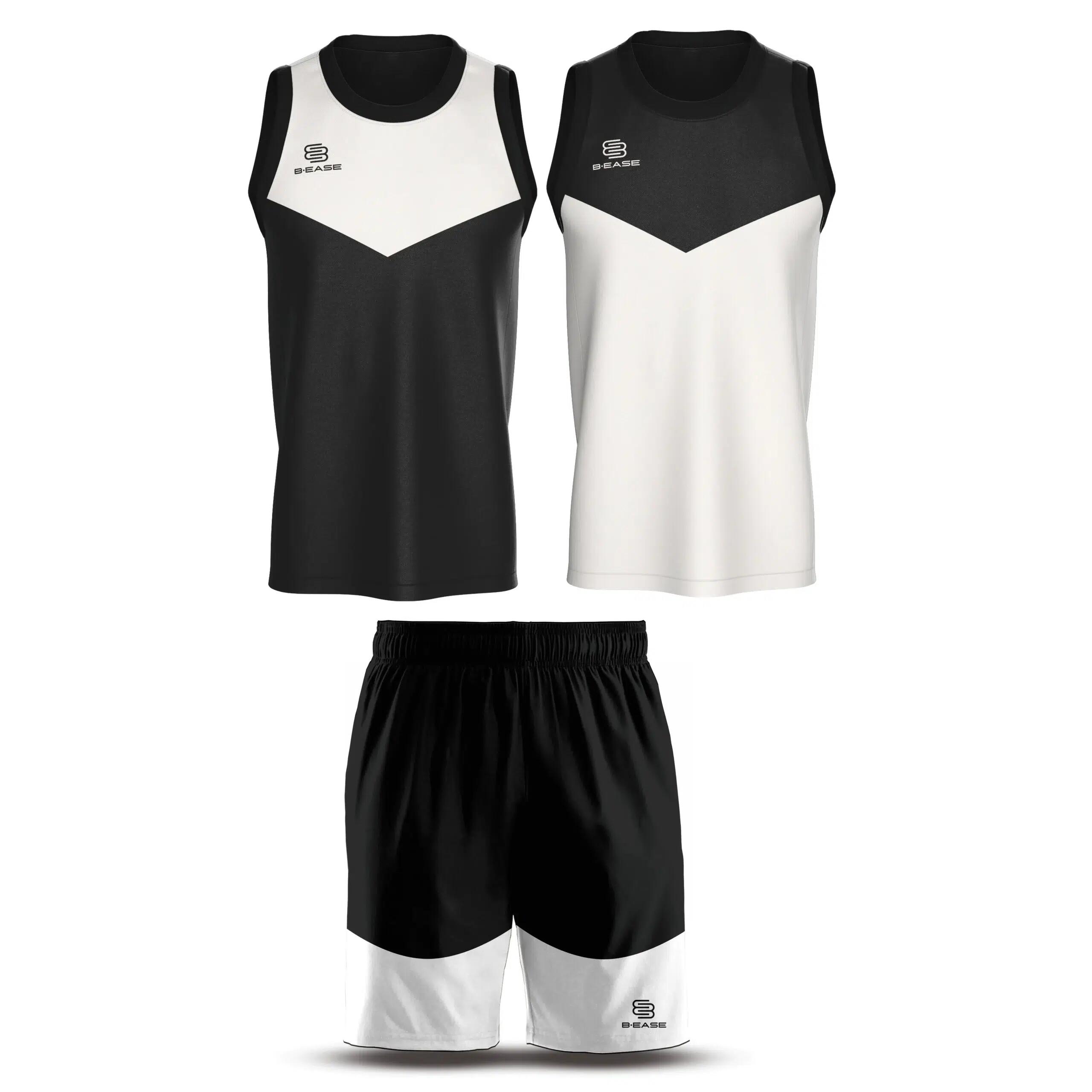 B-ease - Kit Entrainement : Maillot Réversible + Short - Culotte Shorty - Blanc|noir - Decathlon