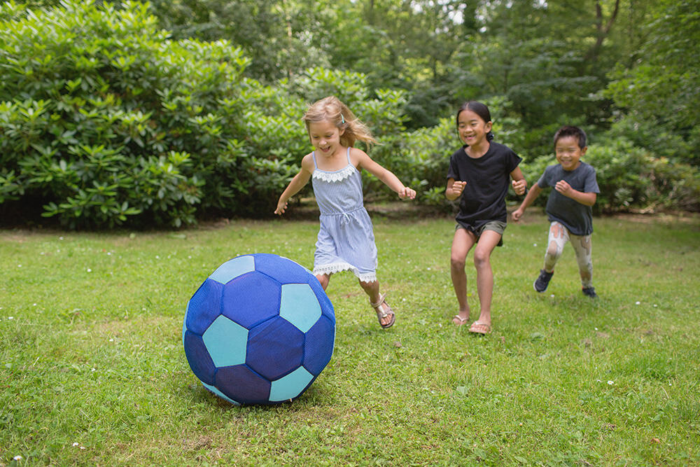 Grote kinder voetbal 50cm - buitenspeelgoed 2/3
