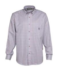 Chemise Petits Carreaux Rouge Percussion-XXL