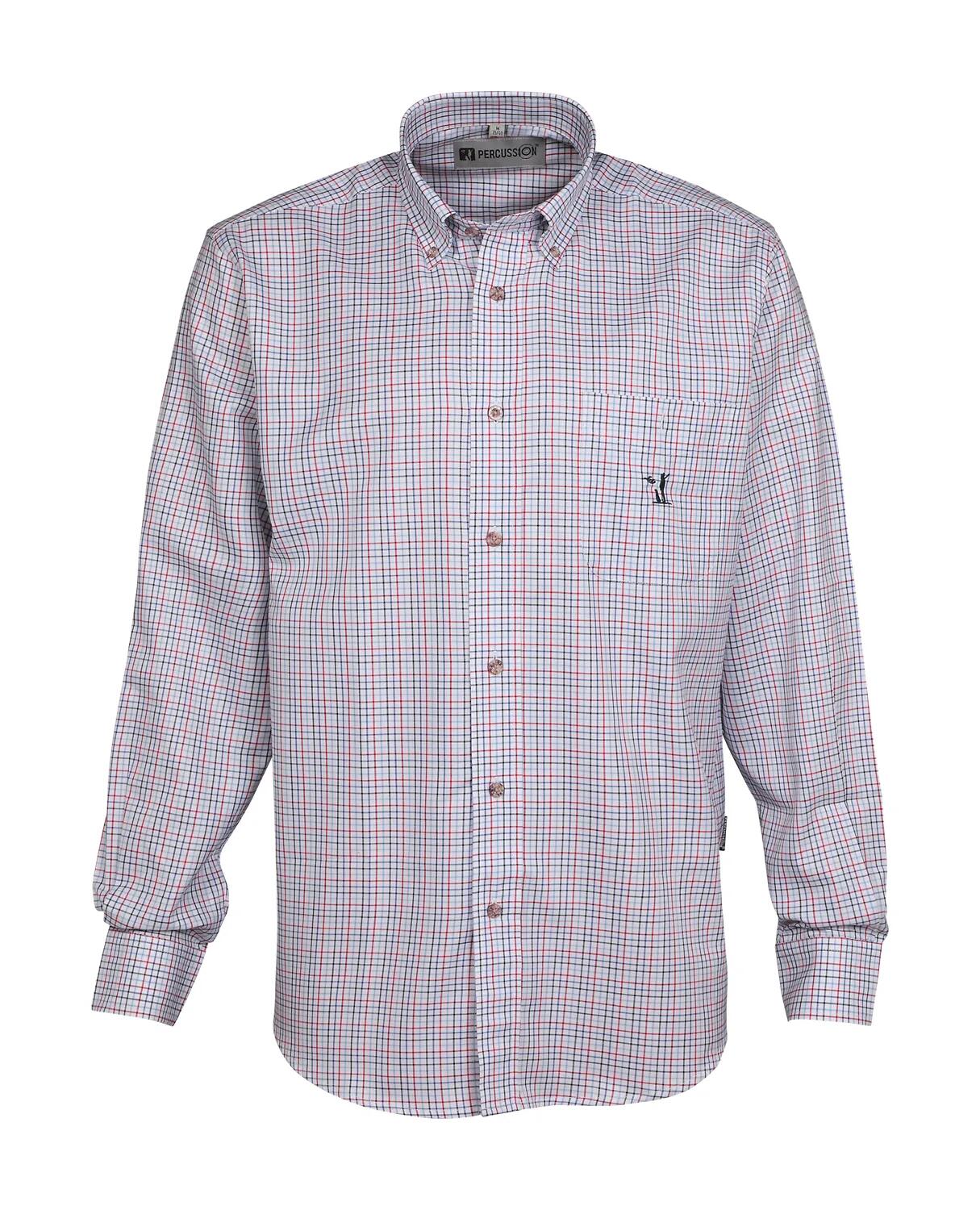 Chemise Petits Carreaux Rouge Percussion-XXXL 1/1