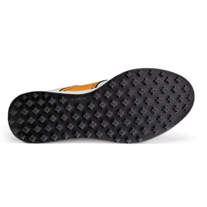 Chaussures de golf Ecco M Golf S-Casual pour homme, blanc, jaune et noir 4/5
